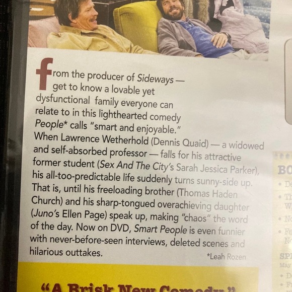 Smart People     DVD - Picture 3 of 4